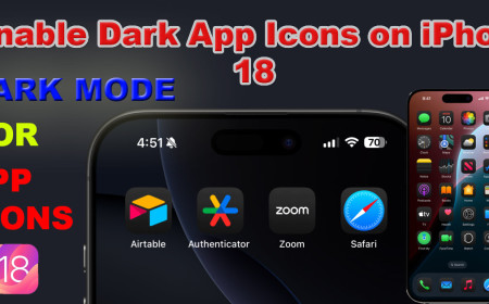 How to Enable Dark App Icons on iPhone With iOS 18