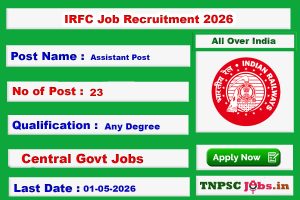 IRFC Jobs