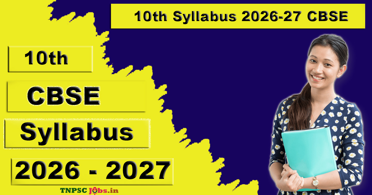 10th STD CBSE Syllabus