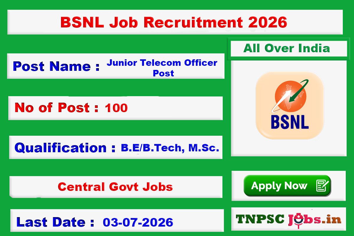 BSNL Jobs 2026